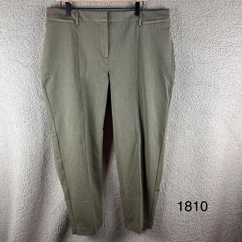J. Jill Women’s Olive Green Casual Work Pants Size 18 NWT